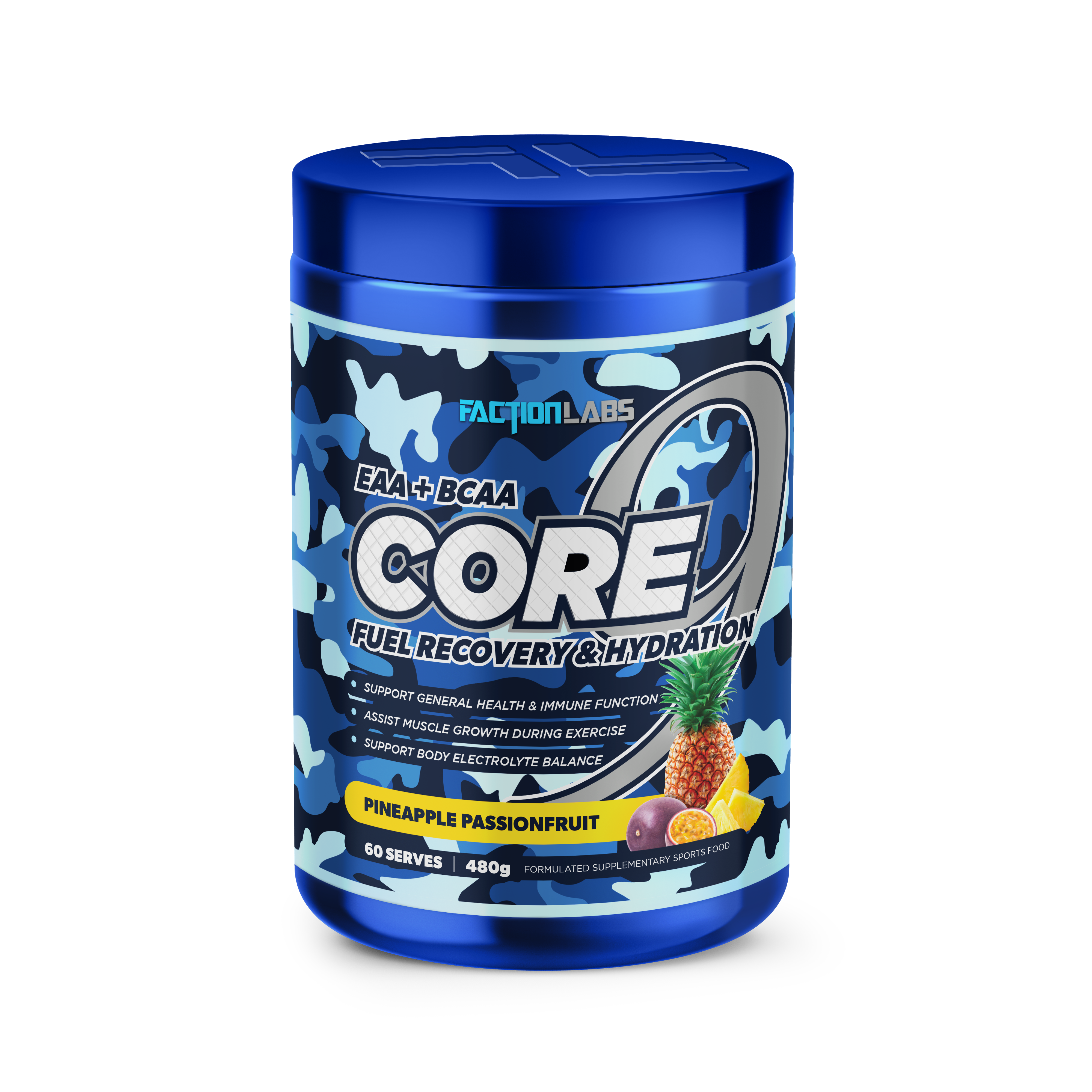 CORE 9 - Product Image - 60 Serve - Pineapple Passionfruit (#1)