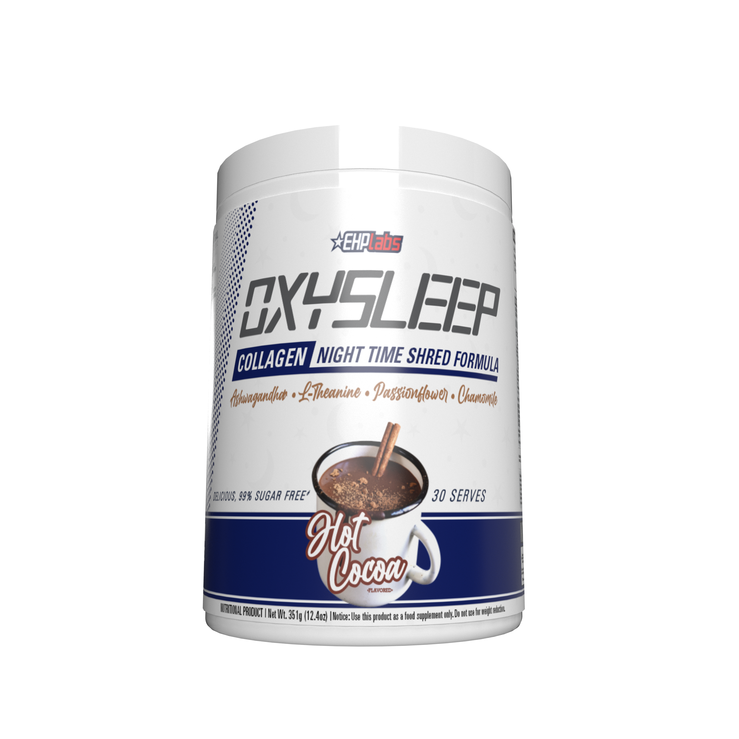 OxySleep Collagen Cocoa Render